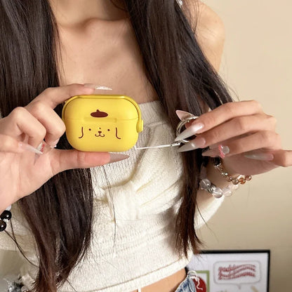 Cute Sanrio Hello Kitty Kuromi Melody Pom Pom Purin Earphone Case for Airpods 1 2 3 4 Pro 2 Wireless Headset Protective Cover
