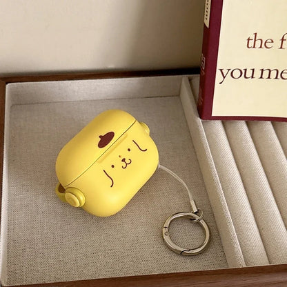 Cute Sanrio Hello Kitty Kuromi Melody Pom Pom Purin Earphone Case for Airpods 1 2 3 4 Pro 2 Wireless Headset Protective Cover